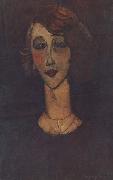 Amedeo Modigliani Renee la blonde (mk38) oil painting artist